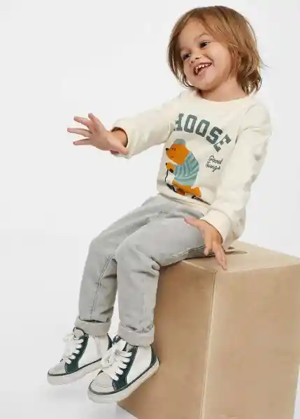 Jeans Louis Tejano Gris Talla 66 Niños Mango