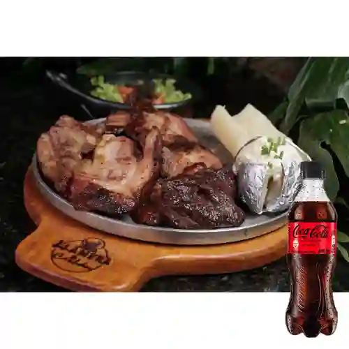 Combo Costilla Personal de Búfalo +Cocacola S/az 400ml