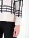 Abrigo De Botones Crudo Preteñido Talla L Mujer Naf Naf