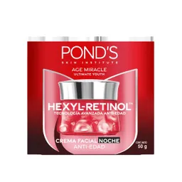 Ponds Crema Antiedad Noche Age Miracle Con Hexyl-Retinol