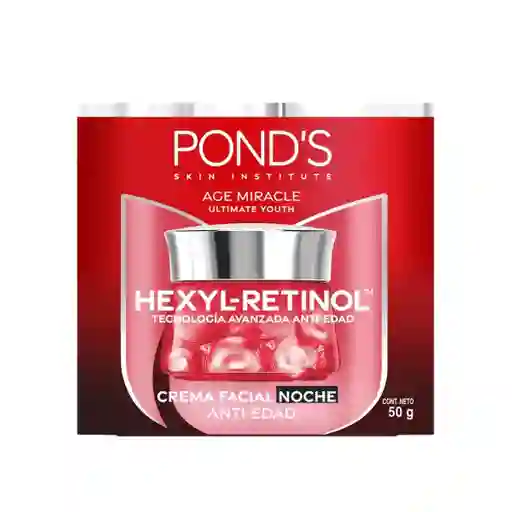 Ponds Crema Antiedad Noche Age Miracle Con Hexyl-Retinol
