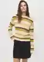 Falda Jana Negro Talla M Mujer Mango