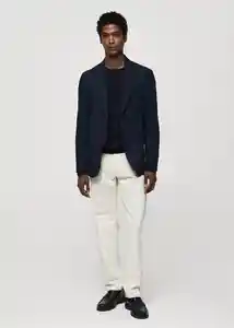 Blazer Americana Aneto Navy Talla 52 Hombre Mango