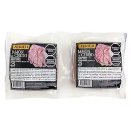 Zurich Pack Jamón de Cerdo Rebanado