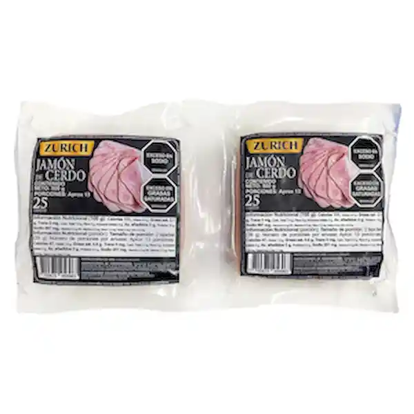 Zurich Pack Jamón de Cerdo Rebanado