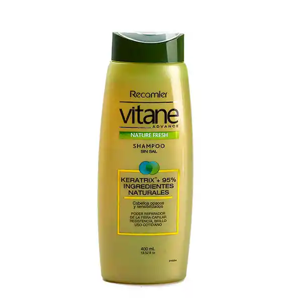 Vitane Shampoo Sin Sal Nature Fresh