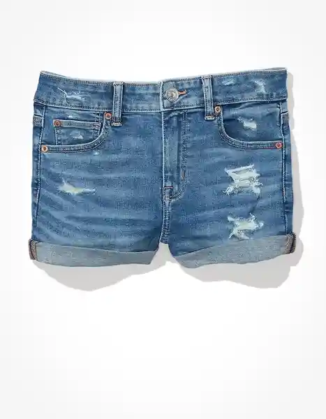 Short Mujer Azul Talla 4 American Eagle 13336542