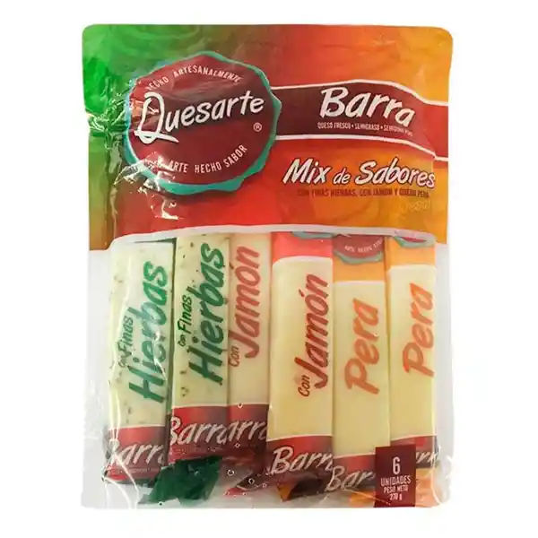 Queso Quesarte Surtido Barra