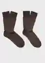 Pack Calcetines Scotbrow Marron Talla 45 Hombre Mango