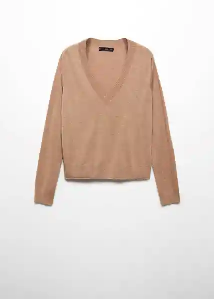 Jersey Luccav Camel Talla XL Mujer Mango
