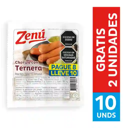 Zenú Chorizo Ternera 400 g