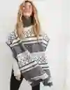 Cárdigan Aerie Gris Talla: Medium American Eagle