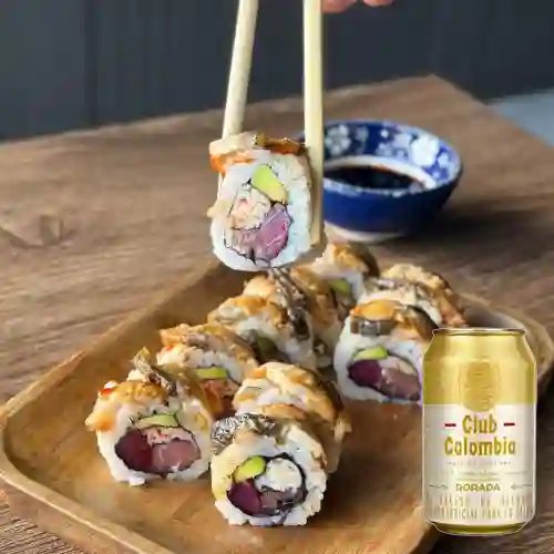 Combo Ojo de Dragon + Cerveza Club Colombia Dorada
