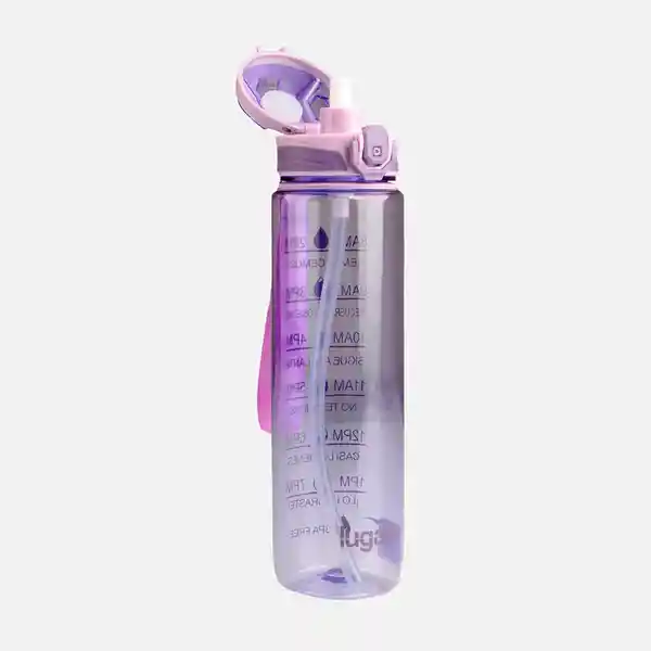 Lugano Botella Peak Morado Plástico 1000 mL Db-8260