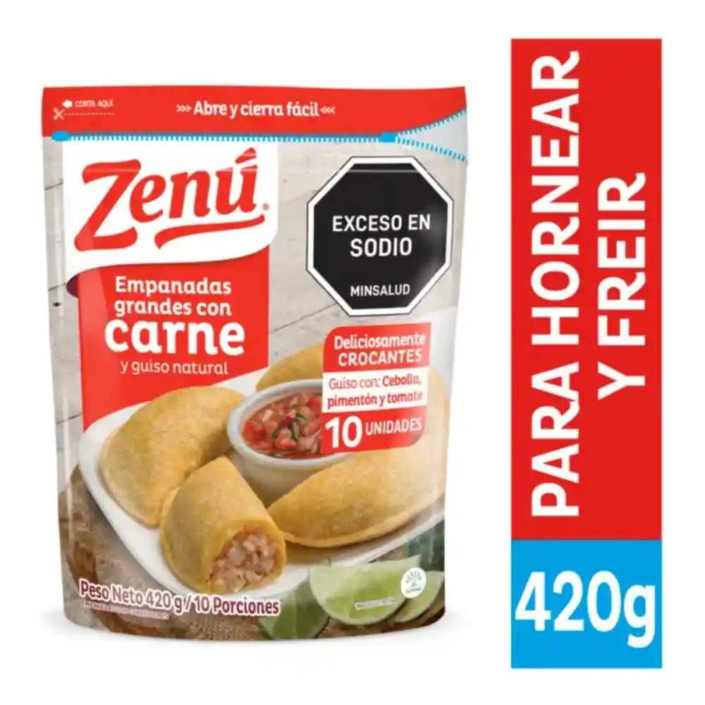 Zenú empanada con carne por 420 gr