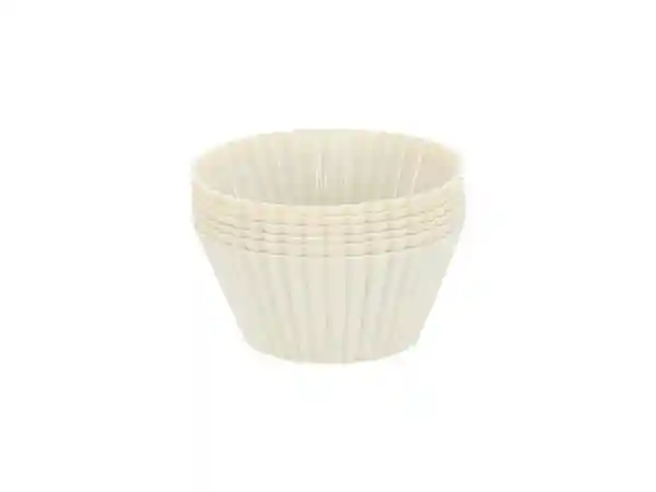 Set Moldes Para Muffin Silicona Blanco Casaideas
