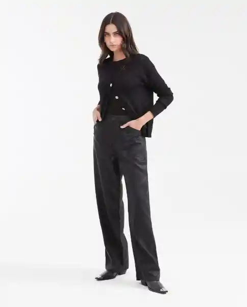 Cardigan Tejido Party Negro Sombrio Ultraoscuro S Chevignon