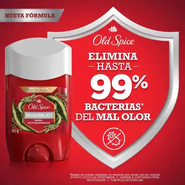 Antitranspirante en Barra Old Spice Dragonblast 50 g