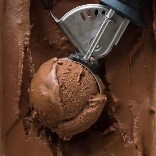 Helado de chocolate