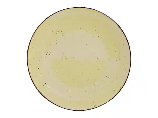 Plato de Comida Rústico Amarillo Casaideas