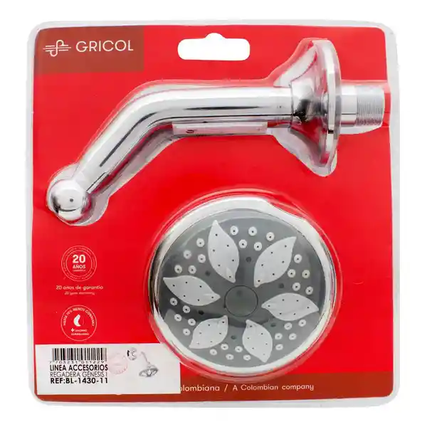 Gricol Regadera Contempra III Chorro 9 cm BL-1430-11