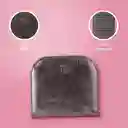 Cartera Corta Con Cierre Para Mujer Gris Serie Miniso