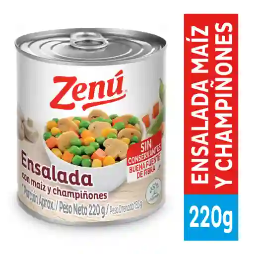 Zenú Ensalada con Maíz y Champiñones