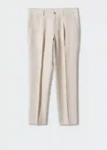 Pantalón Tirana Beige Talla 40 Hombre Mango