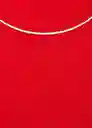 Camiseta Ritac Rojo Talla M Mujer Mango