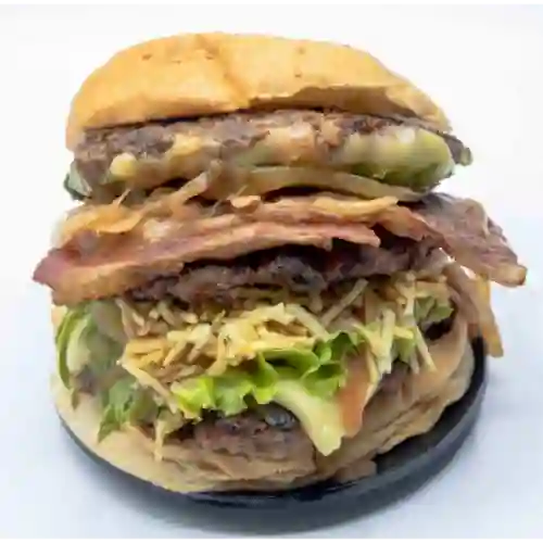 Pan Burguer Triple Carne