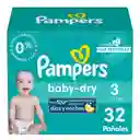 Pampers Pañal Desechable Baby Dry Etapa 3 32 Und