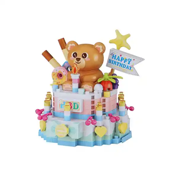 Bloque de Construcción Happy Food Pastel de Oso Miniso