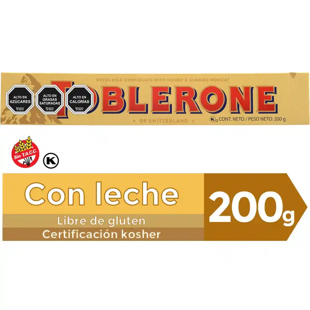 Toblerone Chocolate Con Leche