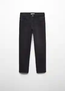 Jean Slim Tejano Negro Talla 11 Niños Mango