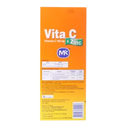 Vita C Mk Mina +Zinc Nar Mast 100 Tbs