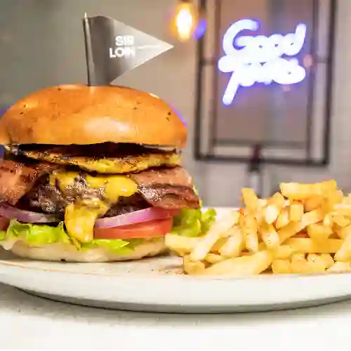 Hamburguesa Hawaiana Sencilla