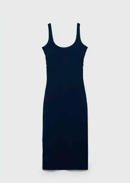 Vestido Maya Navy Talla S Mujer Mango