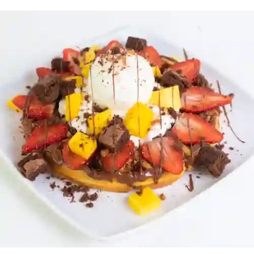 Waffle Fresa - Mango