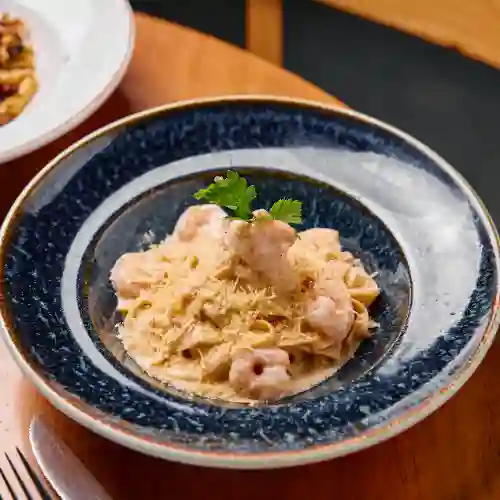 Pasta Crema y Camarón