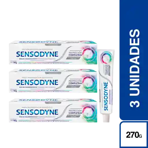 3 x Sensodyne Crema Dental Protección Completa