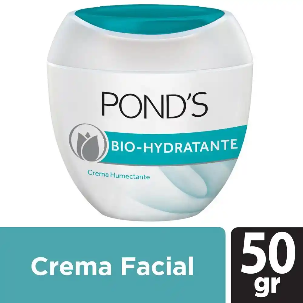 Pond's Crema Facial Bio-Hidratante Piel Suave y Fresca Humectante