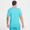 Nike Camiseta M Dfadv Stride Top Manga Corta Hombre Verde T. L