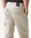 Pantalón Cargo Masculino Crudo Almidón Claro Talla 32 Chevignon