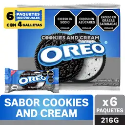 Oreo Galleta Cookie & Cream