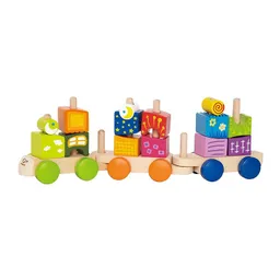 Hape Juguete Tren Bloques de Fantasía E0417