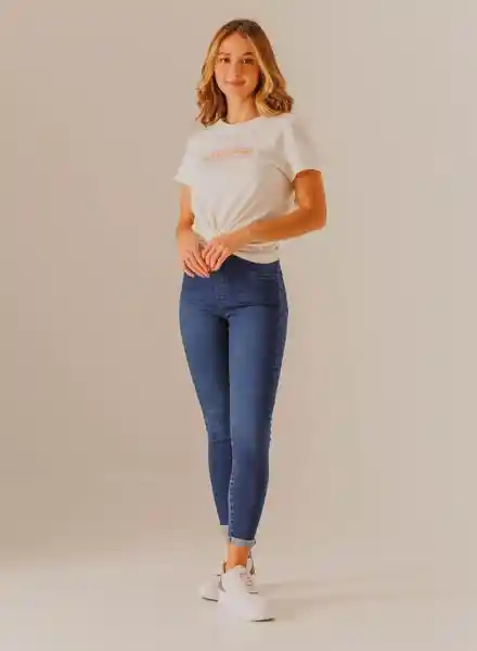 Jean Índigo Mujer Semi Oscuro Talla 6 People