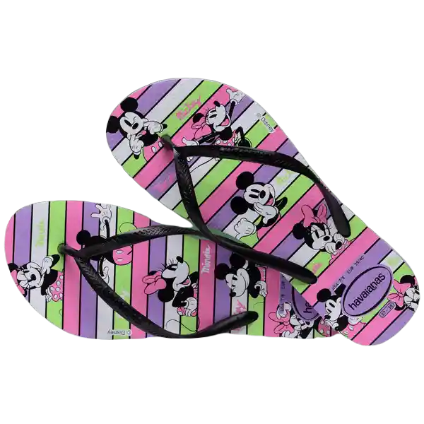 Sandalias Slim Disney Púrpura Prisma Talla 40 4141203 Havaianas