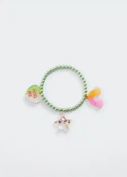 Pulsera Anna Verde Talla 99 Niñas Mango