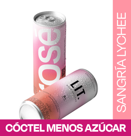Rosé Seltzer Sangría de Lychee Lit Hard Seltzer 269 ml