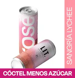 Rosé Seltzer Sangría de Lychee Lit Hard Seltzer